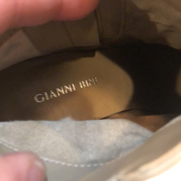 Gianni Bini • Distressed Leather Ankle Boots - Picture 8 of 11